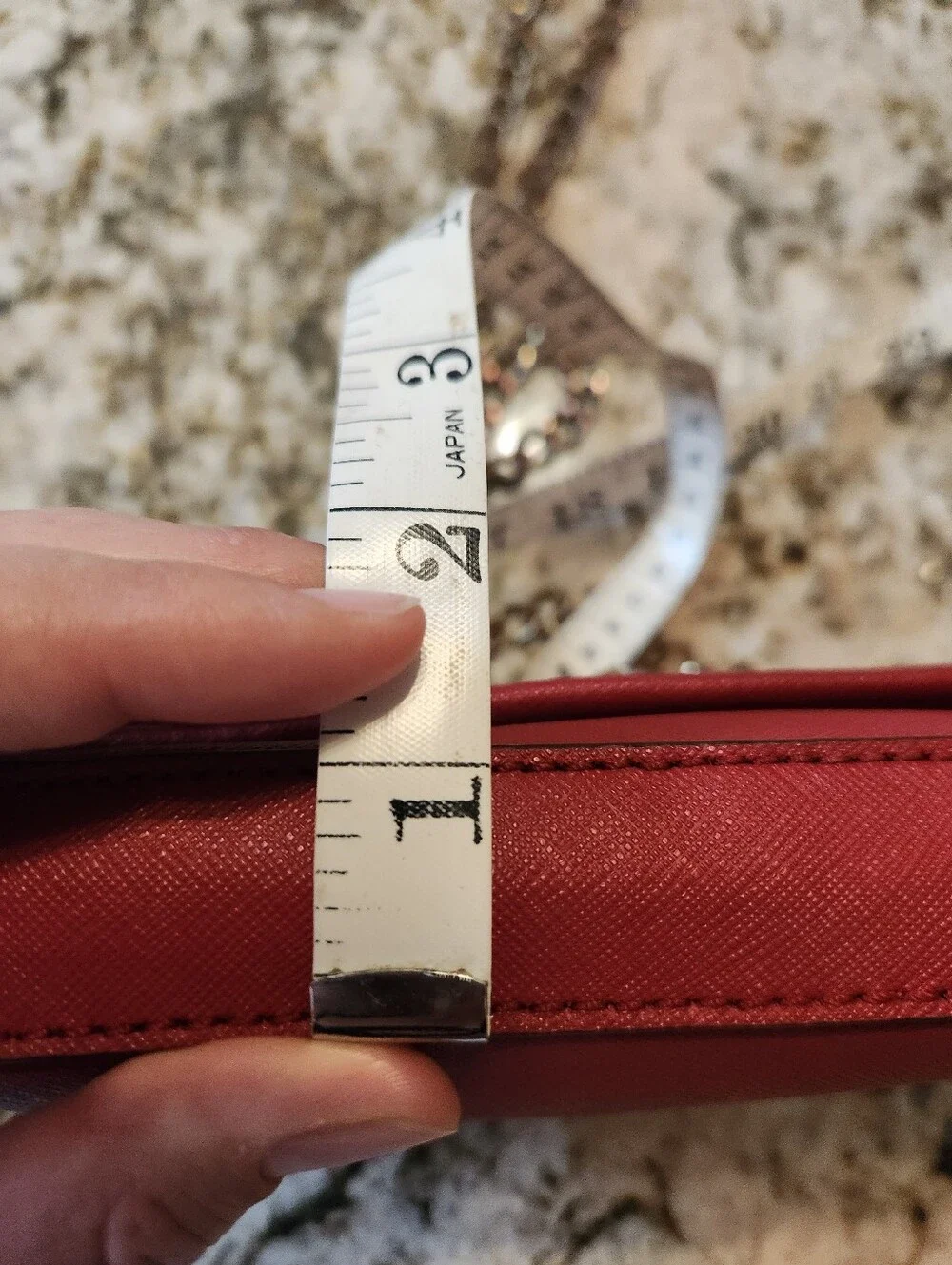 Kate Spade New York Newbury Lane Sally Crossbody Red, Saffiano Leather EUC Purse